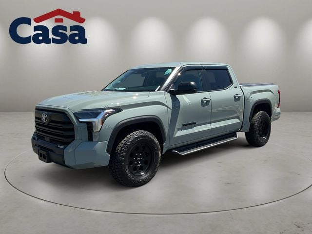 2024 Toyota Tundra SR5 in Lunar Rock — front three-quarter view