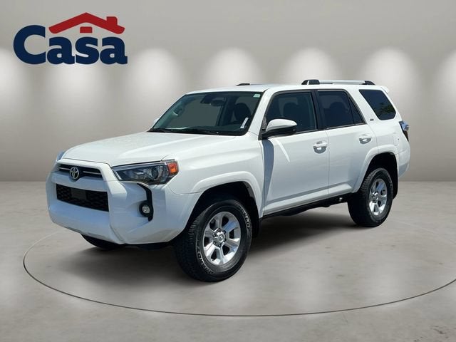 2022 Toyota 4Runner SR5 in White — front three-quarter view